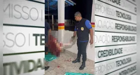 Momento em que funcionarios da Adepara encontraram carne estragada