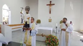 Padroeiro recebeu homenagens dos fiéis durante o domingo