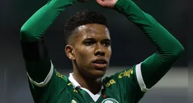 Estêvão ganhou 3 kg desde que foi integrado ao elenco profissional do Palmeiras, no final do ano passado.