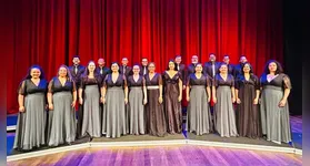 O Coro Carlos Gomes se apresenta na noite desta quarta-feira (09) na Catedral de Belém, bairro Cidade Velha