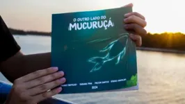 Capa de "O Outro Lado do Mucuruçá": a antologia mergulha no imaginário de Barcarena, unindo folclore e tradição em histórias vibrantes.