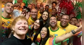 Ed Sheeran aproveitou estadia no Rio para entrar de cabeça na cultura carioca.