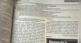 A cartilha da redação do Enem 2024 tira as dúvidas sobre critérios que fazem um texto ser bem avaliado no Enem