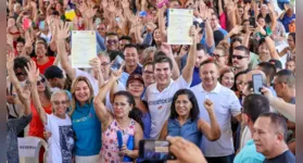 Foram entregues títulos para moradores das áreas do Guanabara, Jaderlândia II e PAAR