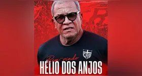 Imagem ilustrativa da notícia Hélio dos Anjos assume o CRB e enfrenta o Paysandu em 15 dias