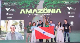 Governador no evento de anuncio do  “Amazônia Para Sempre”