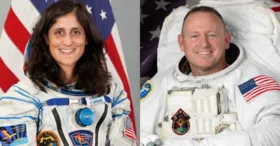 Os astronautas estão em presos no espaço há 2 meses.