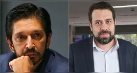 Ricardo Nunes e Guilherme Boulos terminaram empatados no primeiro turno.