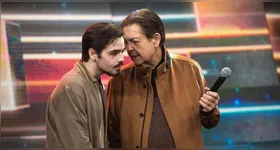 Faustão e o filho João Silva.