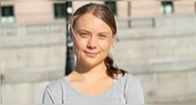 Greta Thunberg foi presa na Dinamarca durante protesto contra guerra na Faixa de Gaza.