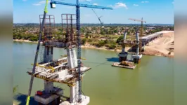 A construção da ponte resulta de convênio firmado entre o Governo do Pará, por meio da Secretaria de Estado de Infraestrutura e Logística (Seinfra), e a Prefeitura de Marabá