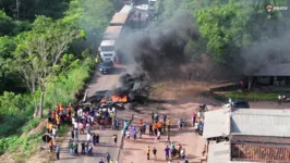 Moradores protestam em Moju