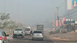 Marabá amanheceu encoberta de fumaça nesta segunda-feira (5)