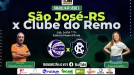 O Clube do Remod decide o seu destino na Série C, jogando fora de casa contra o São José-RS.