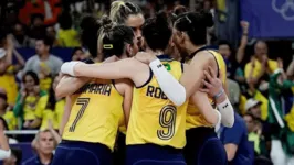 Brasil enfrentou os EUA na semifinal do vôlei feminino nas Olimpíadas de Paris 2024.