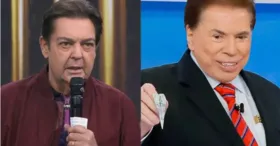 O apresentado Faustão e Silvio Santos, respectivamente.