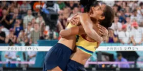 Dupla brasileira vence e sonha com a medalha olímpica