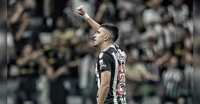 Imagem ilustrativa da notícia Argentino marca, Atlético-MG elimina San Lorenzo e vai pegar o Flu