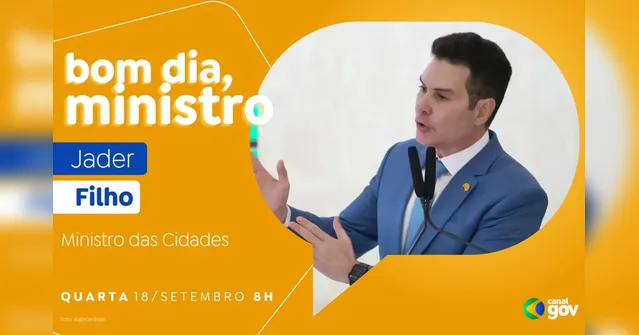 Imagem ilustrativa da notícia Jader Filho participa do “Bom Dia, Ministro” desta quarta