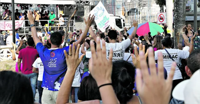 Imagem ilustrativa da notícia Marcha para Jesus atrai centenas de evangélicos em Belém