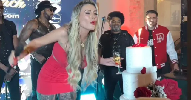 Imagem ilustrativa da notícia Vídeo: festa de Andressa Urach acaba em barraco e expulsão