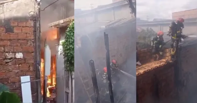 Imagem ilustrativa da notícia Vila de casas é atingida por incêndio no bairro do Barreiro, em Belém