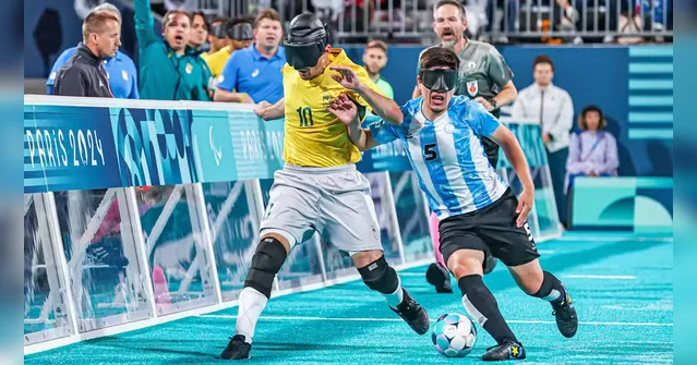 Imagem ilustrativa da notícia Brasil perde pra Argentina; veja regras do futebol de cegos