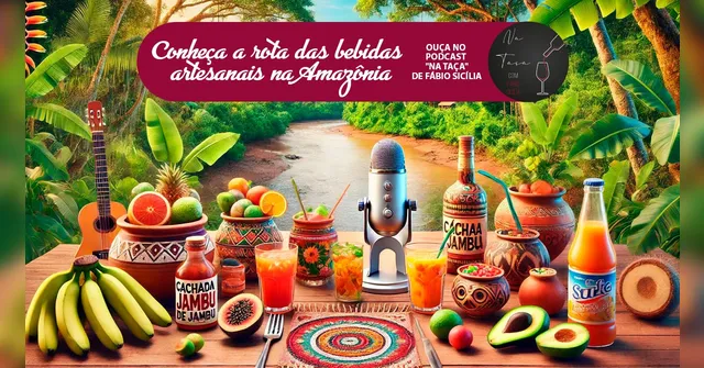 Imagem ilustrativa da notícia A rota das bebidas na Amazônia: tradições e sabores exóticos