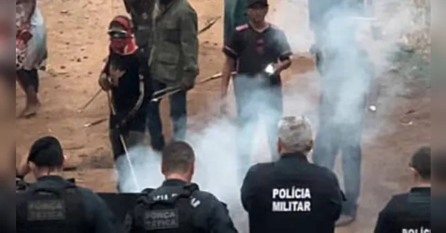 Imagem ilustrativa da notícia Indígenas são baleados em confronto com a PM no MS