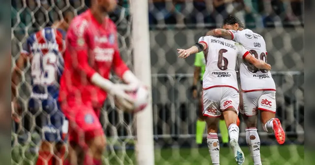 Imagem ilustrativa da notícia Flamengo vence o Bahia por 2 a 0 no Brasileirão