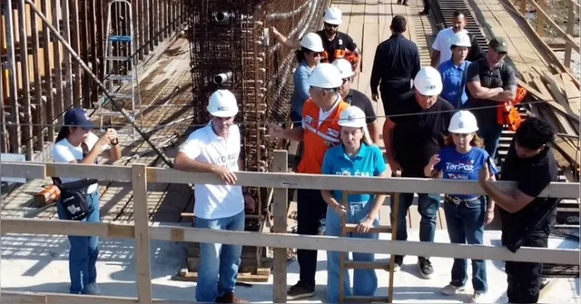 Imagem ilustrativa da notícia Helder e Hana vistoriam obras da nova ponte Icoaraci-Outeiro