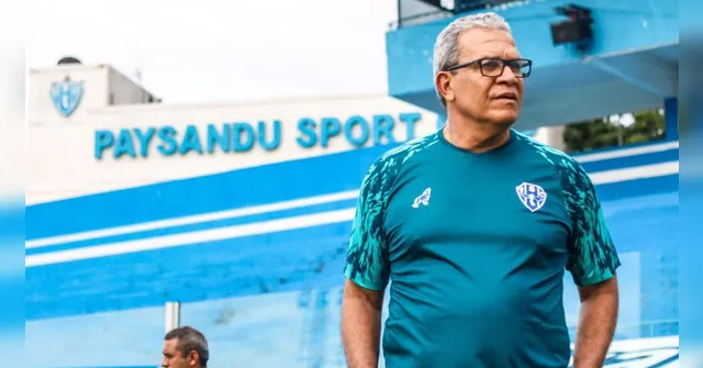 Imagem ilustrativa da notícia Hélio dos Anjos pode processar o Paysandu por multa não paga