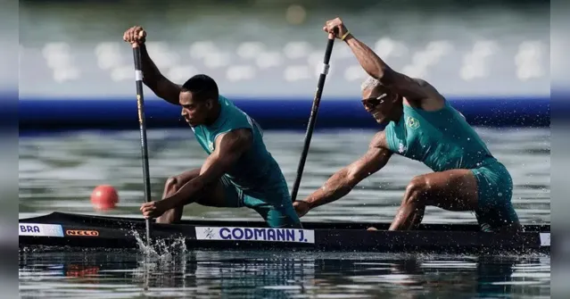 Imagem ilustrativa da notícia Isaquias e Godmann avançam à semifinal da C2 500m em Paris