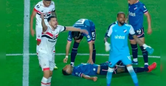 Imagem ilustrativa da notícia Zagueiro do Nacional-URU na UTI: motivo do desmaio divulgado