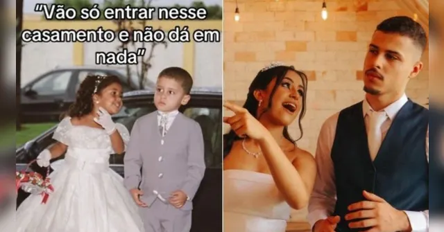Imagem ilustrativa da notícia Pajem e daminha de casamento se casam anos depois 