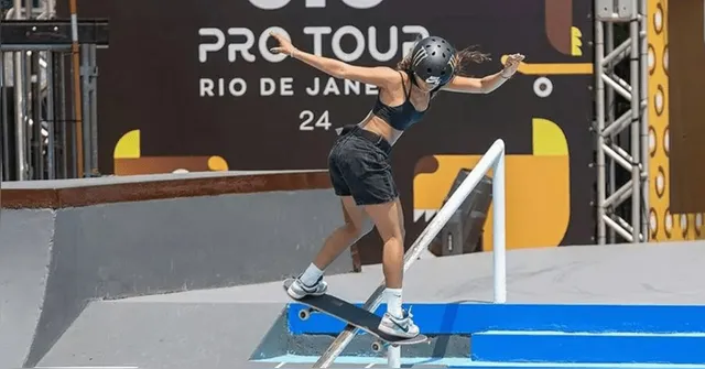 Imagem ilustrativa da notícia Rayssa Leal garante vaga na final do STU Rio com nota máxima