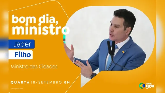 Imagem ilustrativa da notícia Jader Filho participa do “Bom Dia, Ministro” desta quarta