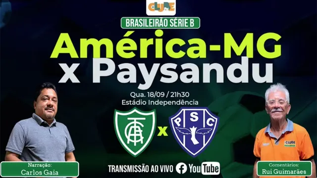 Imagem ilustrativa da notícia Tem Jogo no DOL! ouça América-MG X Paysandu