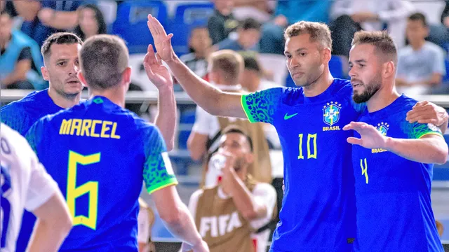 Imagem ilustrativa da notícia Copa do Mundo de Futsal: Brasil bate Croácia e se classifica