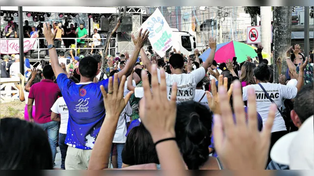 Imagem ilustrativa da notícia Marcha para Jesus atrai centenas de evangélicos em Belém