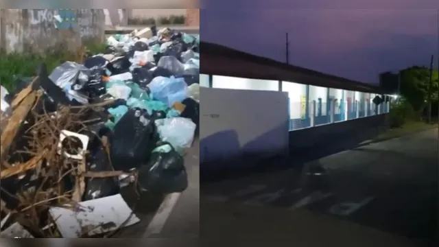 Imagem ilustrativa da notícia Vídeos de moradores mostram lixo espalhado ao lado de escola em Ananindeua