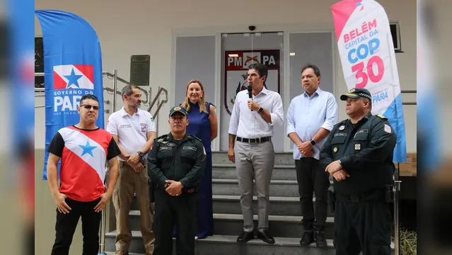 Imagem ilustrativa da notícia Chicão e Helder participam da inauguração do Batalhão da PM