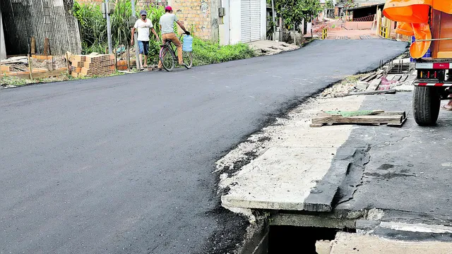 Imagem ilustrativa da notícia Moradores reclamam de obra sem drenagem em Belém