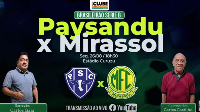 Imagem ilustrativa da notícia Tem Jogo no DOL! ouça Paysandu X Mirassol