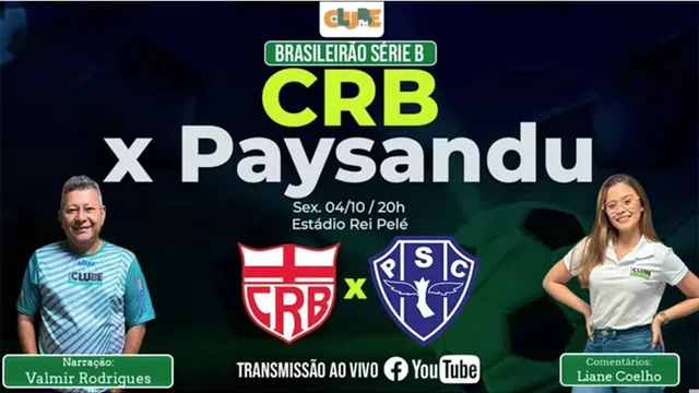 Imagem ilustrativa da notícia Tem Jogo no DOL! Ouça CRB X Paysandu