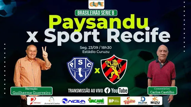 Imagem ilustrativa da notícia Tem Jogo no DOL e na Clube: ouça Paysandu x Sport