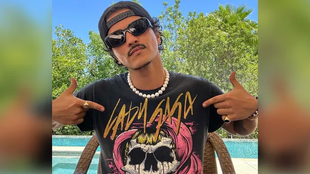 Imagem ilustrativa da notícia Bruno Mars aquece o gogó e se prepara para turnê pelo Brasil