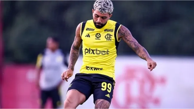 Imagem ilustrativa da notícia Gabigol viaja, mas será banco do Flamengo contra o Peñarol