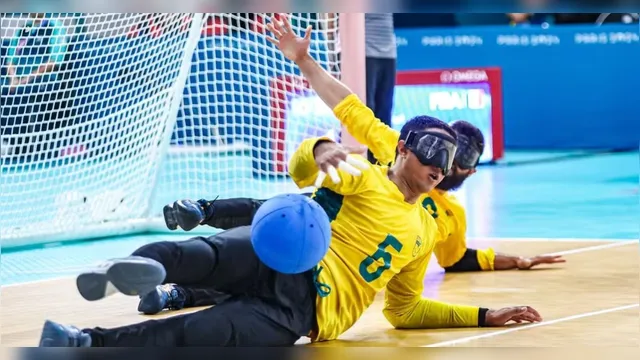 Imagem ilustrativa da notícia Atual campeão, Brasil estreia com vitória no goalboll