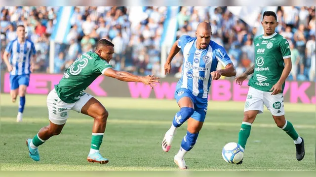 Imagem ilustrativa da notícia Jogadores do Paysandu festejam vitória e quebra de jejum